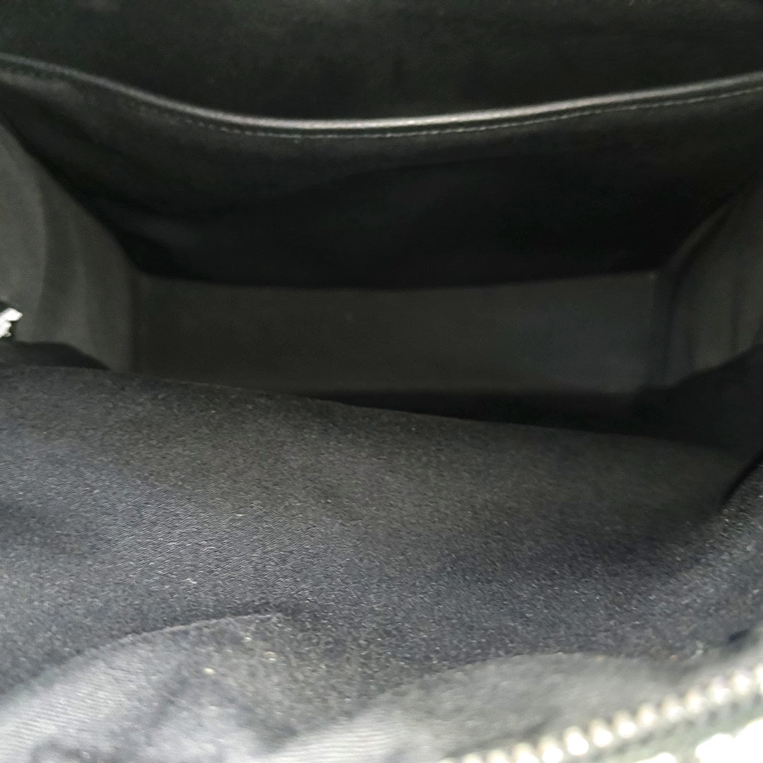 Oblique Canvas Backpack Blue