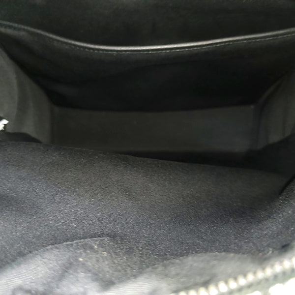 Oblique Canvas Backpack Blue