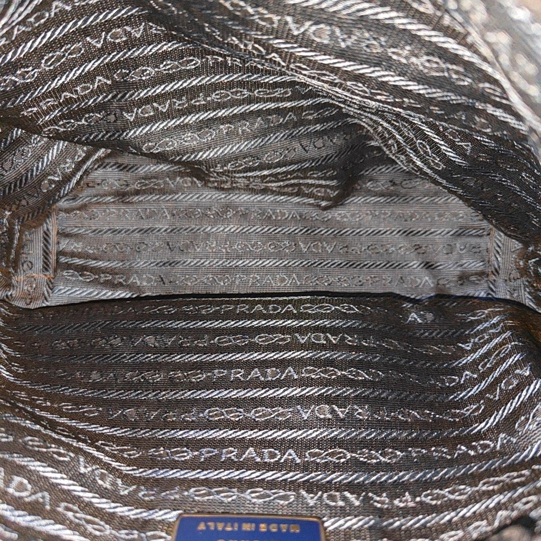 Nylon Shoulder Bag Blue