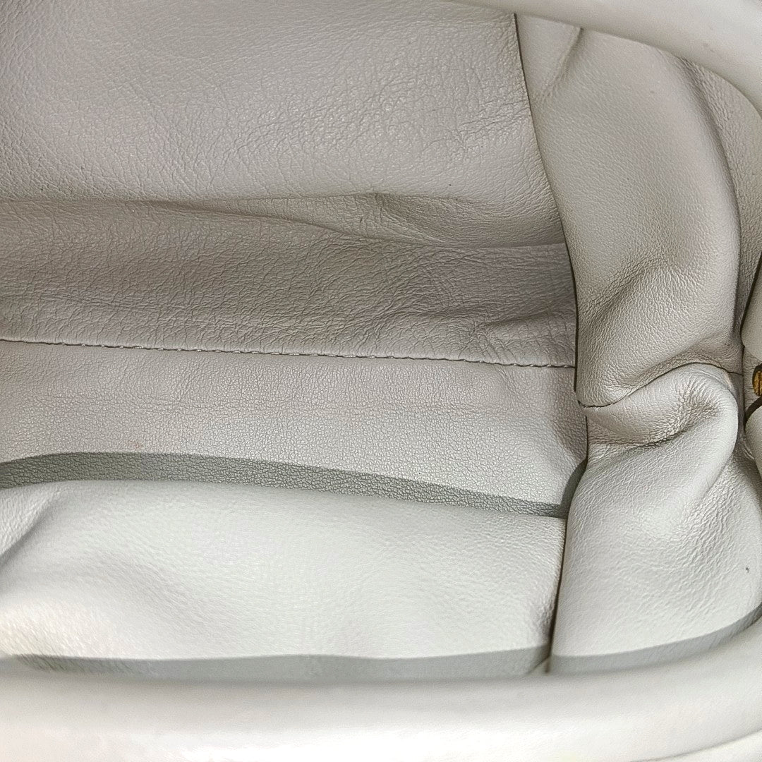 The Pouch Mini Lambskin White