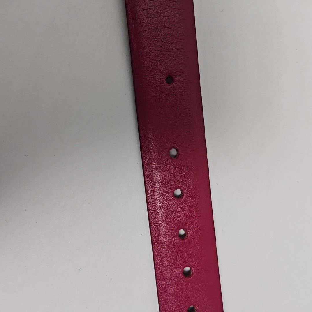 Leather Belt Purple