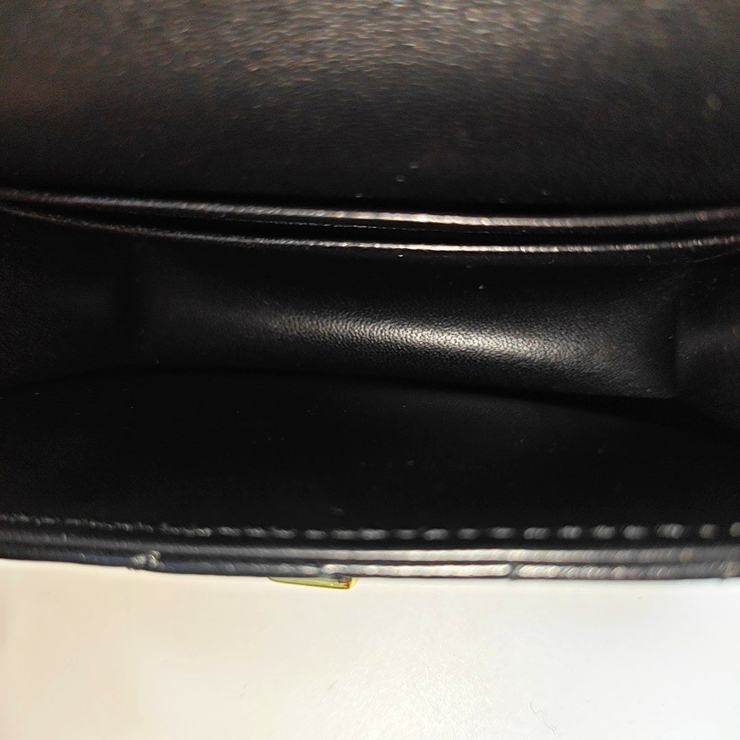 Miss Caro Quilted Lambskin Black