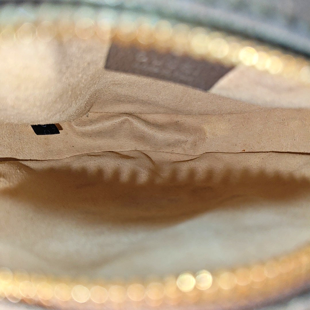 Ophidia Mini Monogram Lona Revestida Beige