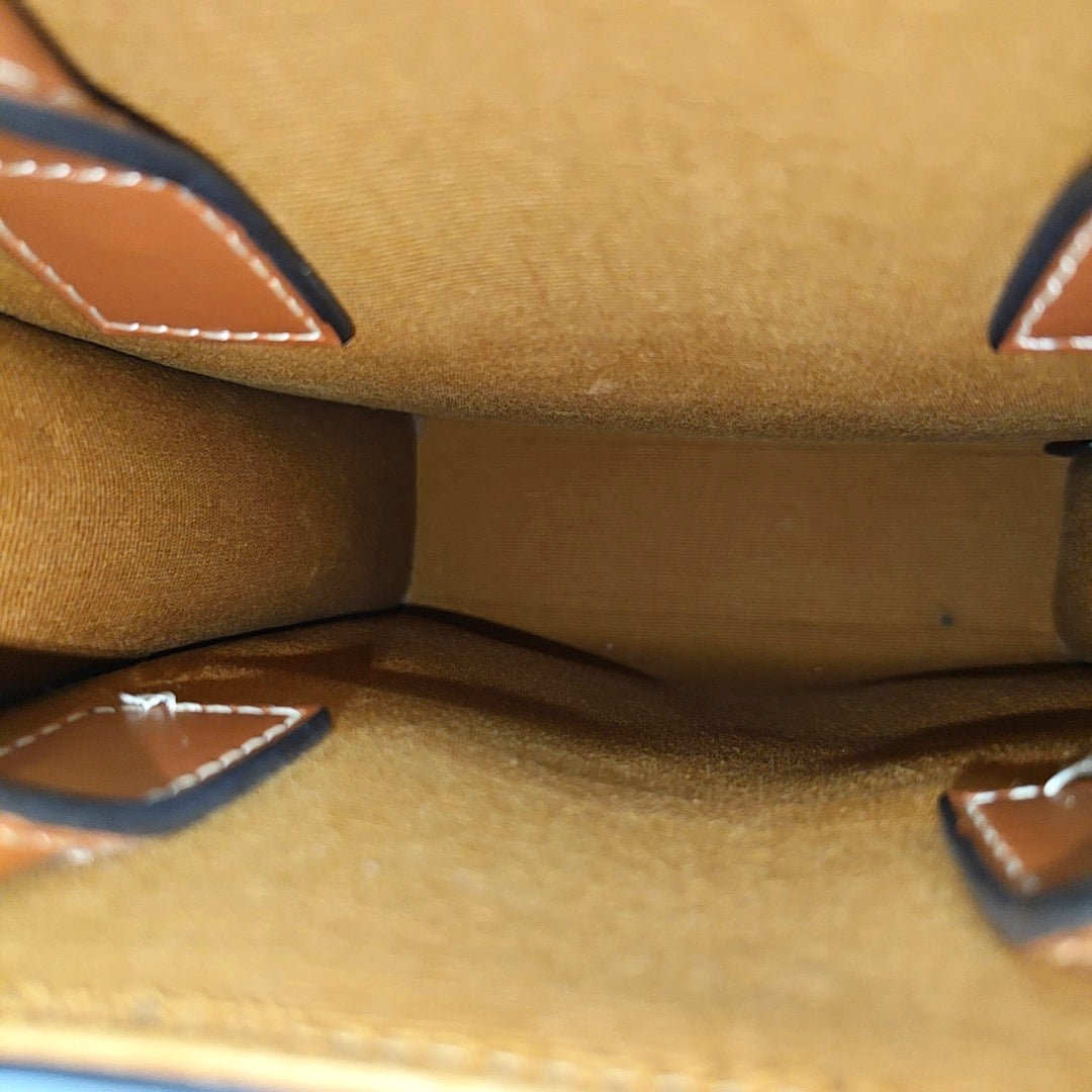 CABAS CELINE Mini Coated Canvas Brown