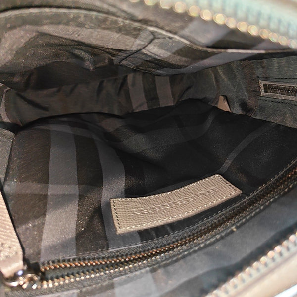 Calfskin Shoulder Bag Gray