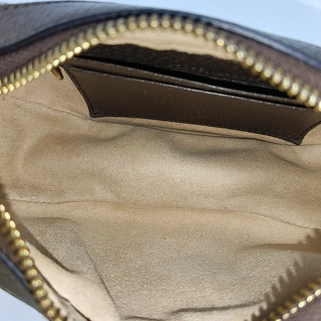 Ophidia Mini Monogram Coated Canvas Beige