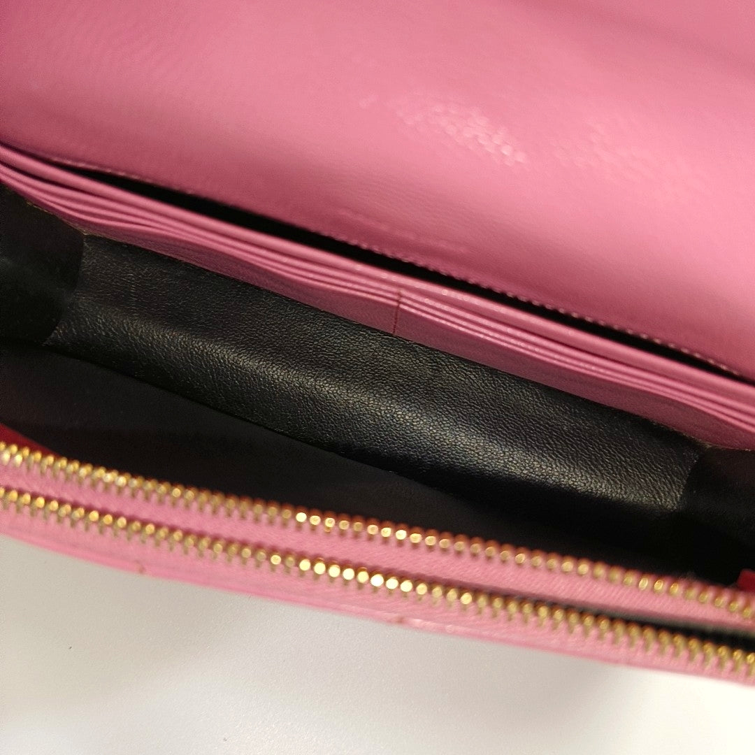 MONOGRAM WOC Chevron Calfskin Pink