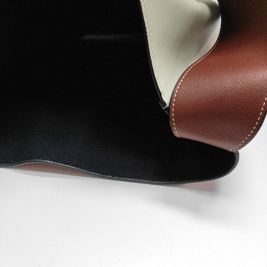 TWISTED CABAS Small Calfskin Green