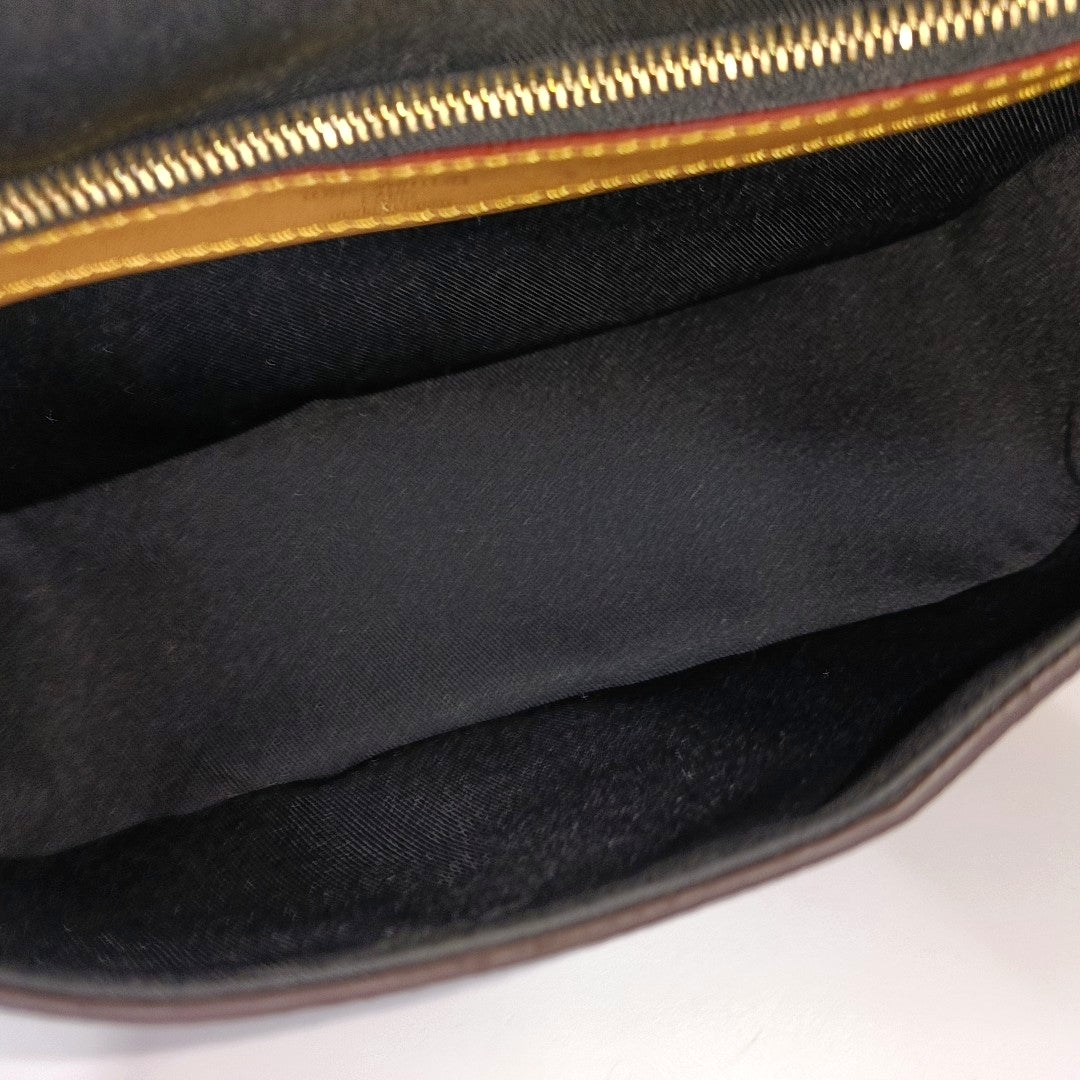 DIANE Monogram Coated Canvas Brown