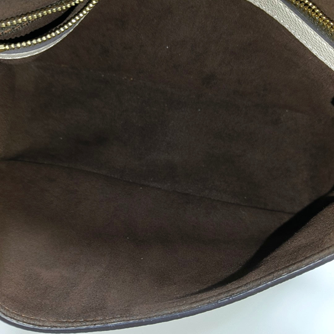 DIANE Monogram Calfskin Beige