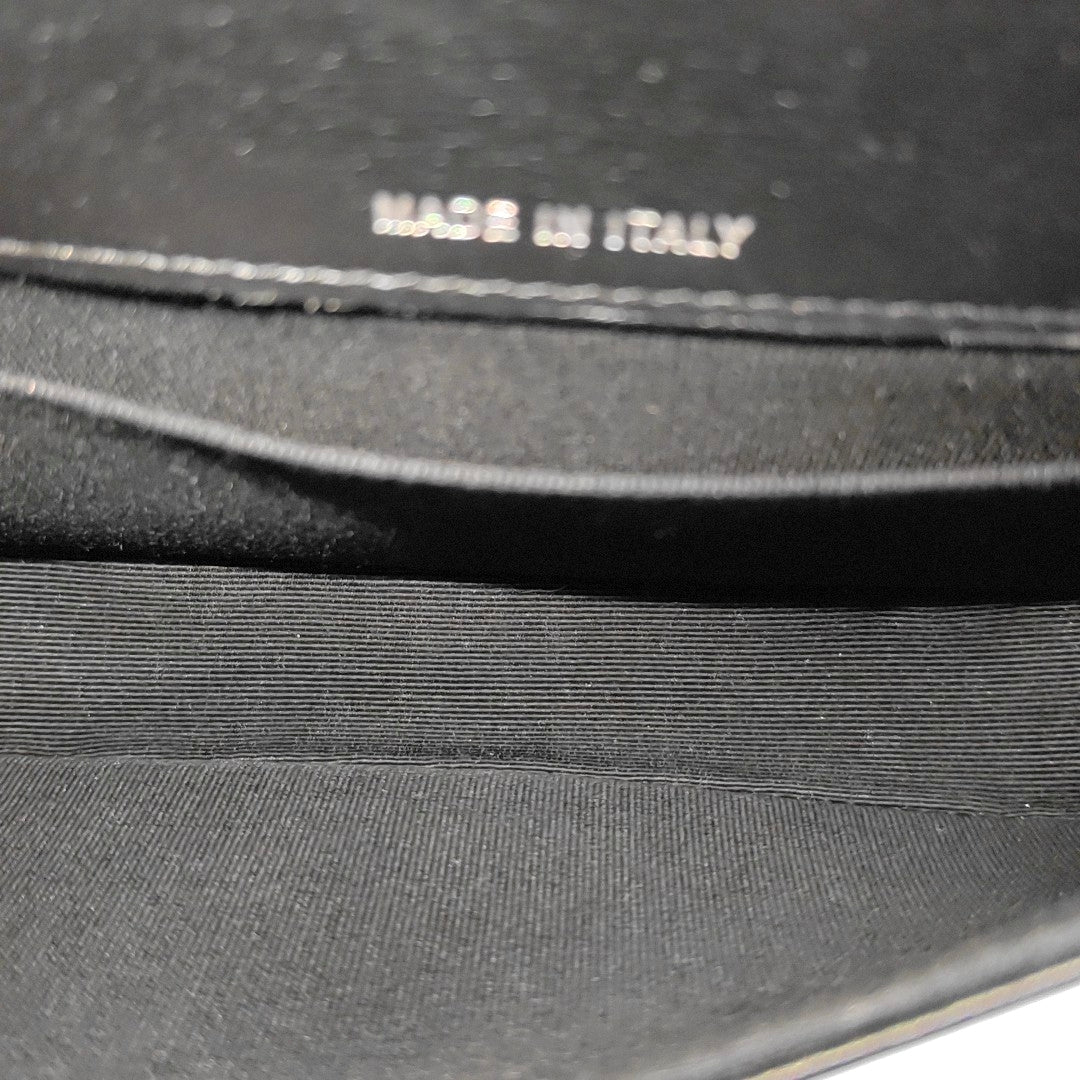 Quilted Grained Calfskin Black