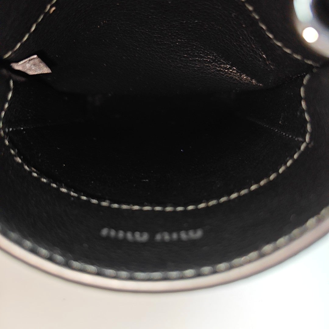Calfskin Shoulder Bag Black
