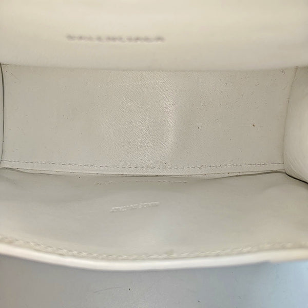 Hourglass Small Calfskin White