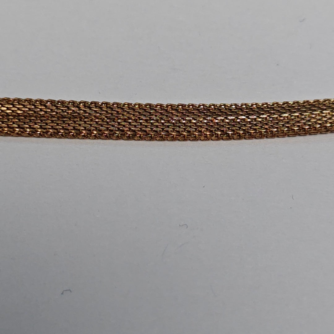 Petit CD Metal Gold Necklace
