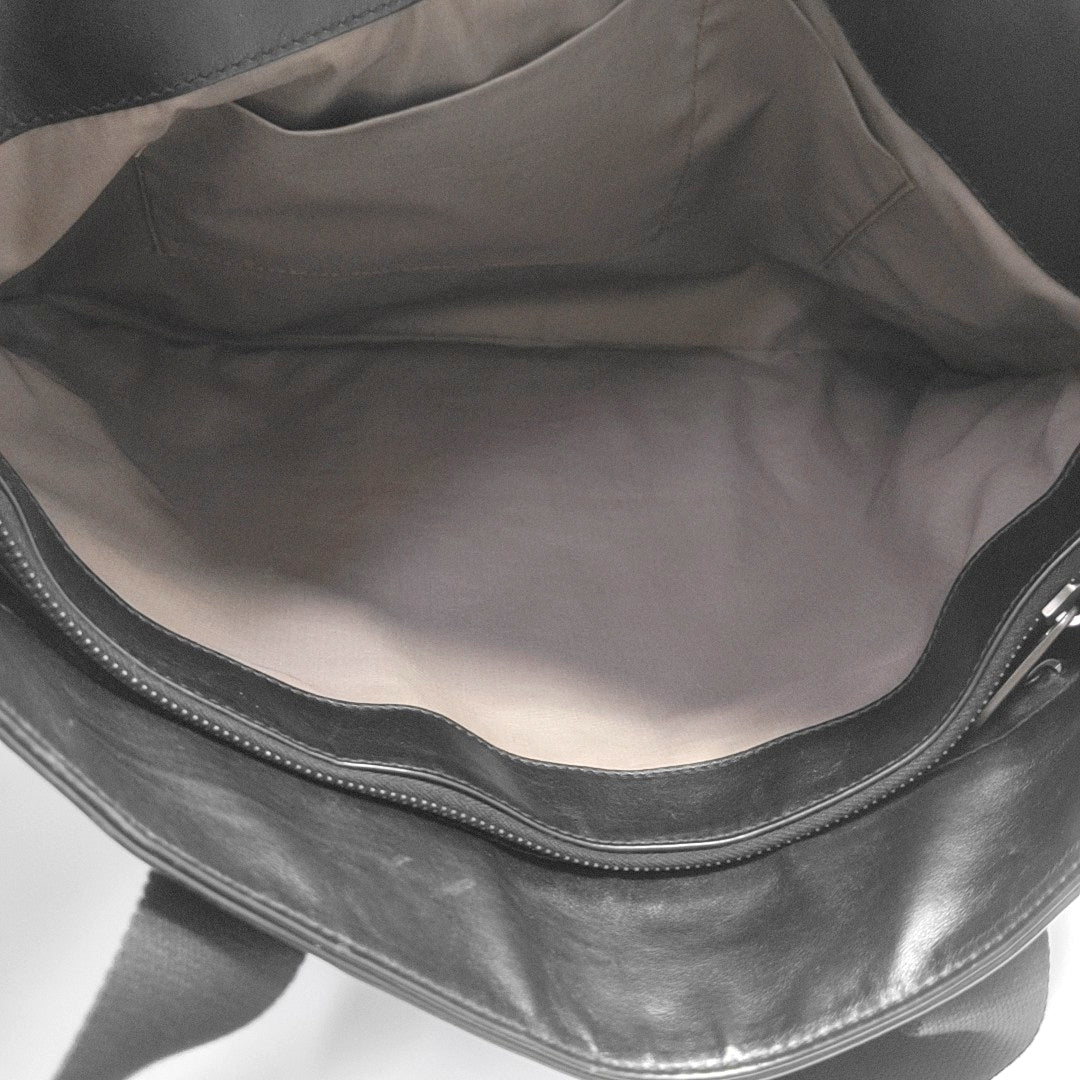 Calfskin Top Handle Bag Black
