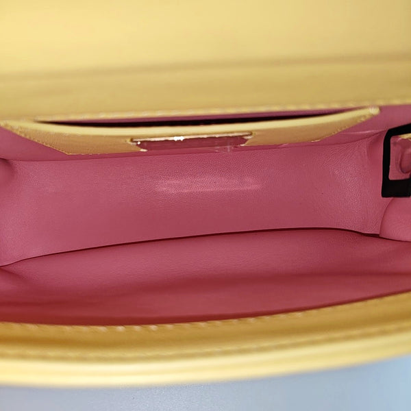 SERPENTI CABOCHON Mini Calfskin Yellow