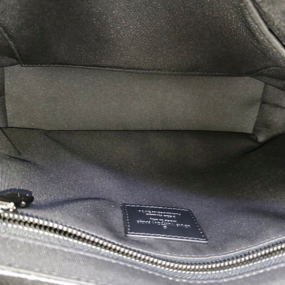 VOYAGER PM Monogram Coated Canvas Black