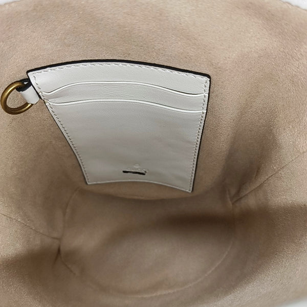 GG Marmont Mini Quilted Calfskin White