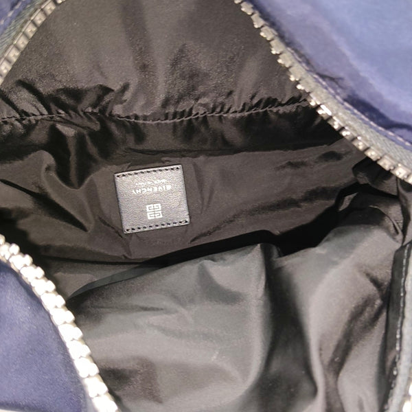 Nylon Shoulder Bag Blue