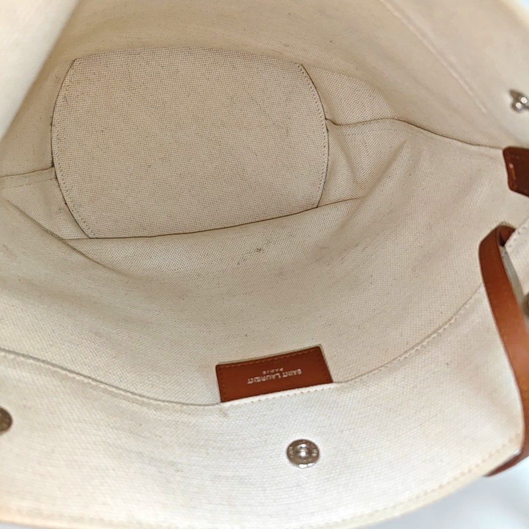 RIVE GAUCHE Calfskin White