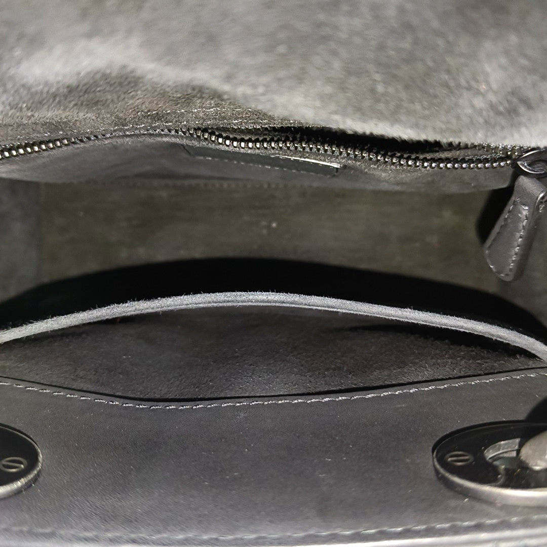 Lady Dior Small Cannage Calfskin Black