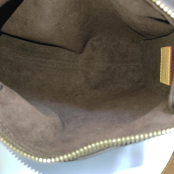 SIDE TRUNK MM Monogram Coated Canvas Brown