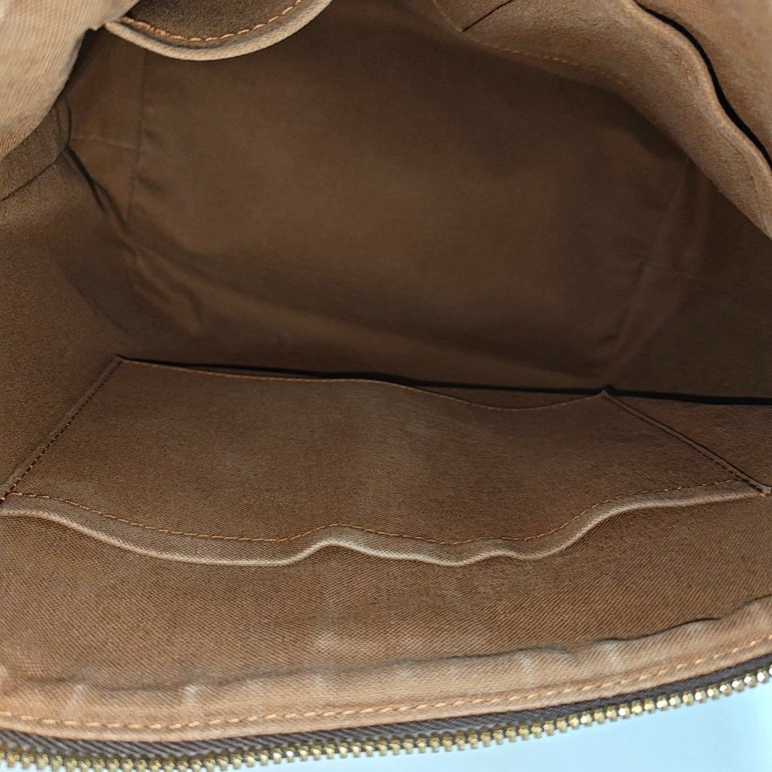 PALERMO PM Monogram Coated Canvas Brown