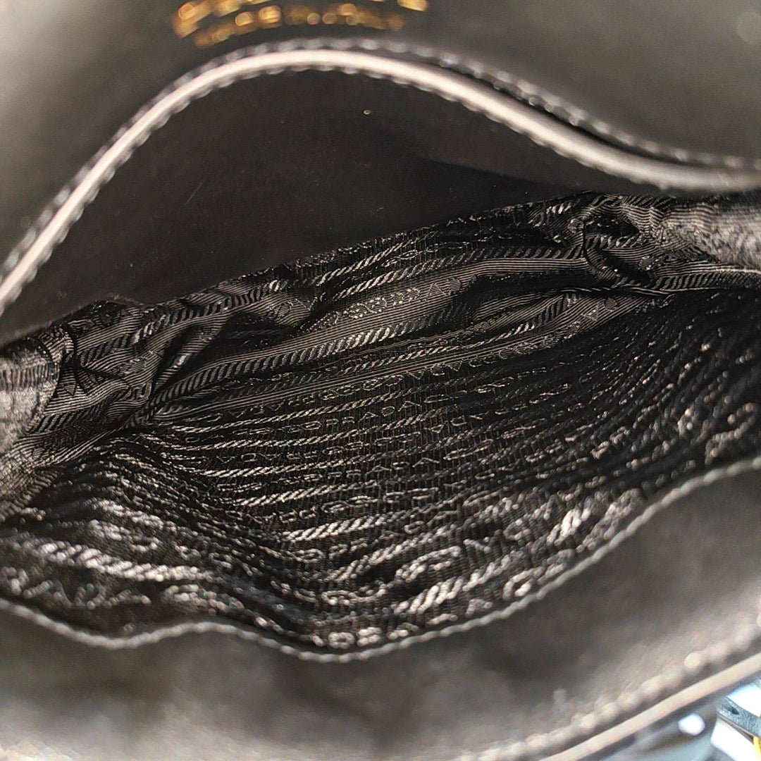 Belt Bag Quilted Velvet Black