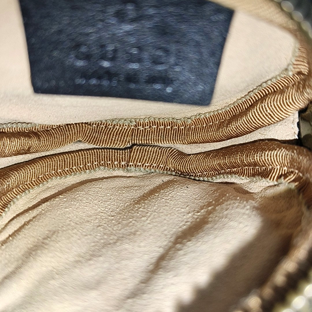 GG Marmont Mini Quilted Calfskin Black