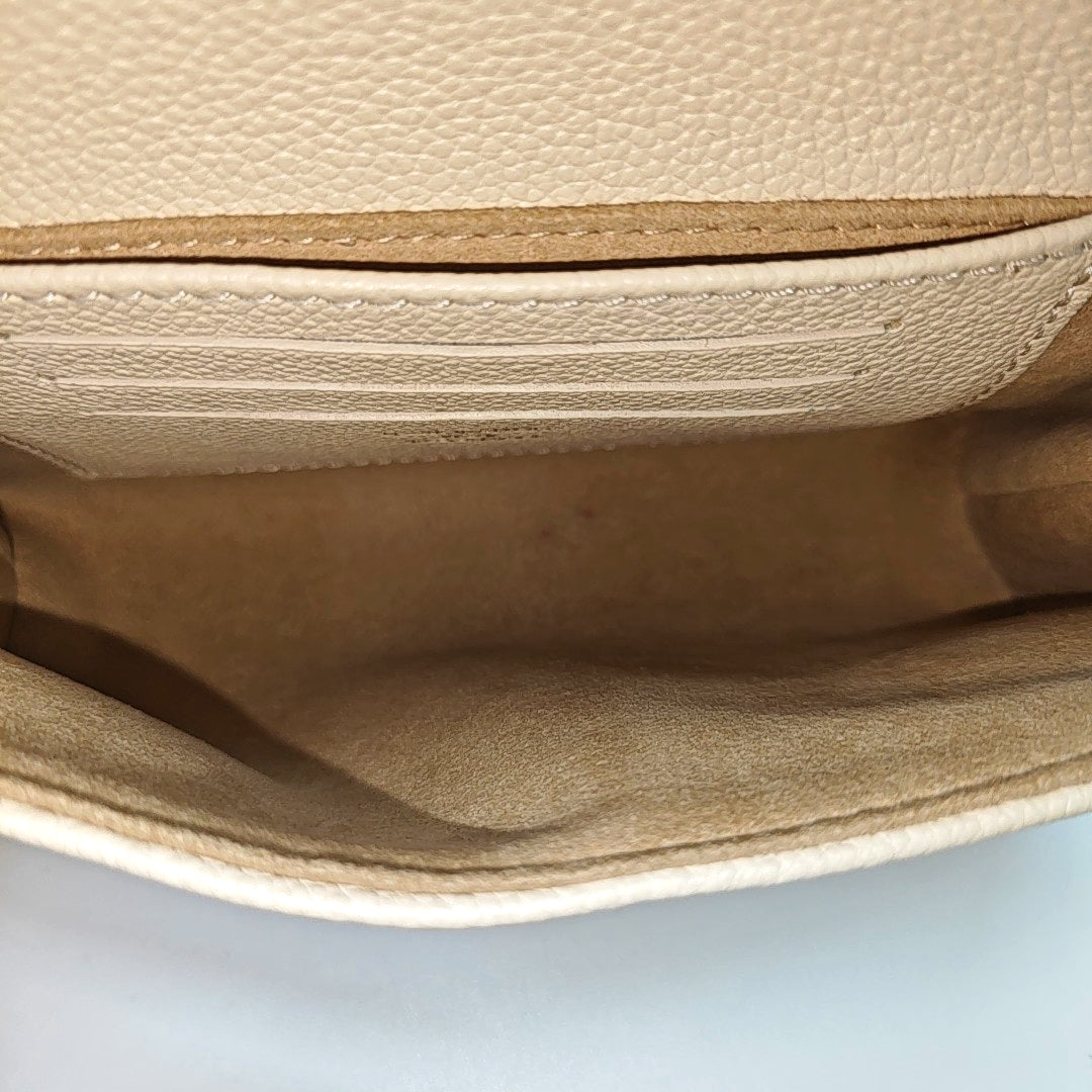 NANO MADELEINE Nano Monogram Calfskin Beige