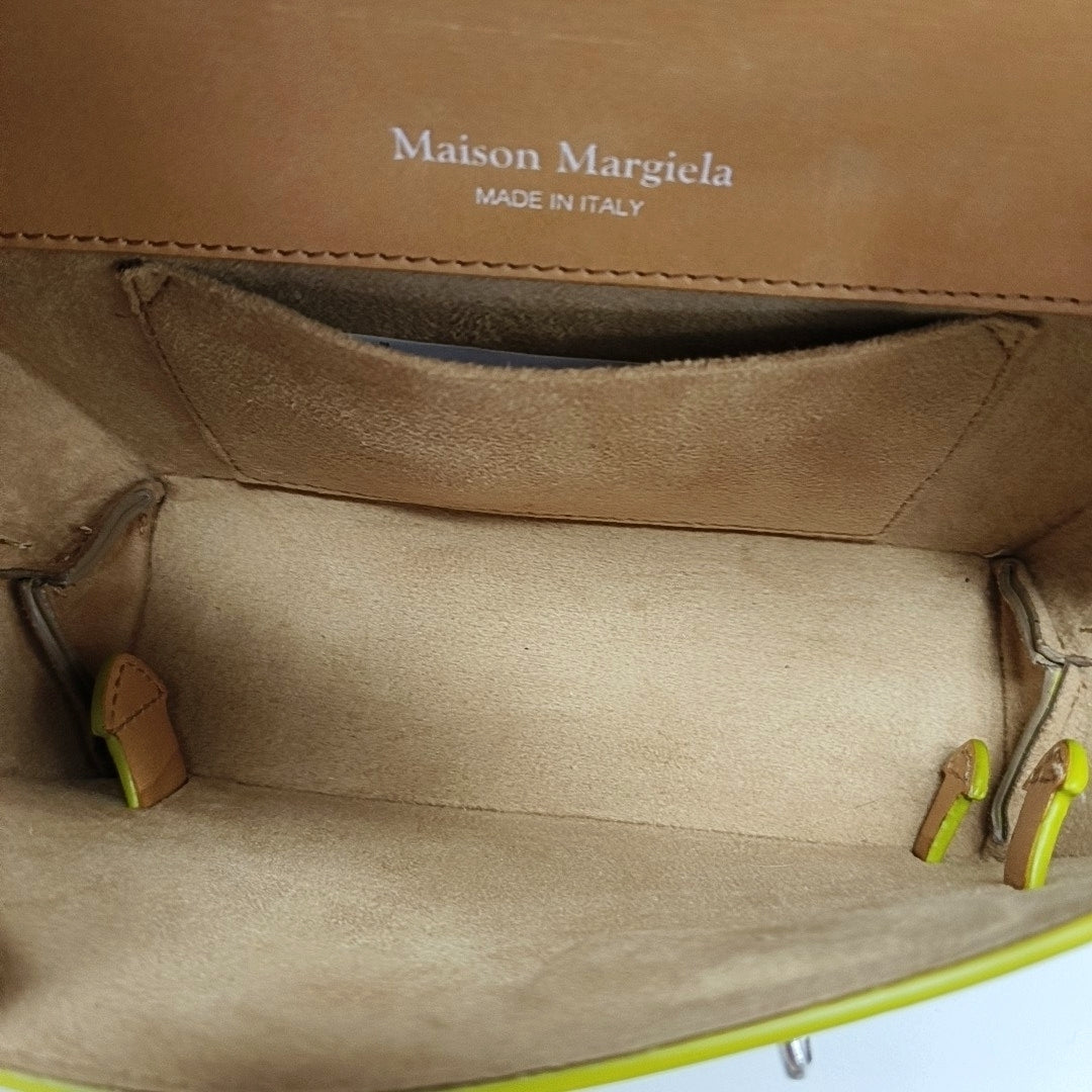 Patent Leather Crossbody Bag Yellow