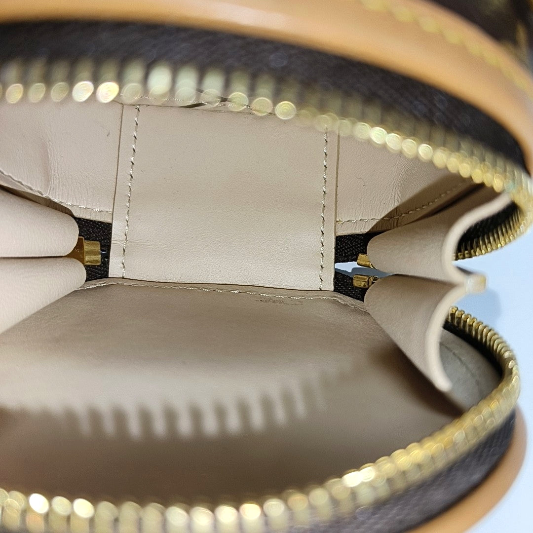 BOITE CHAPEAU Monogram Coated Canvas Brown