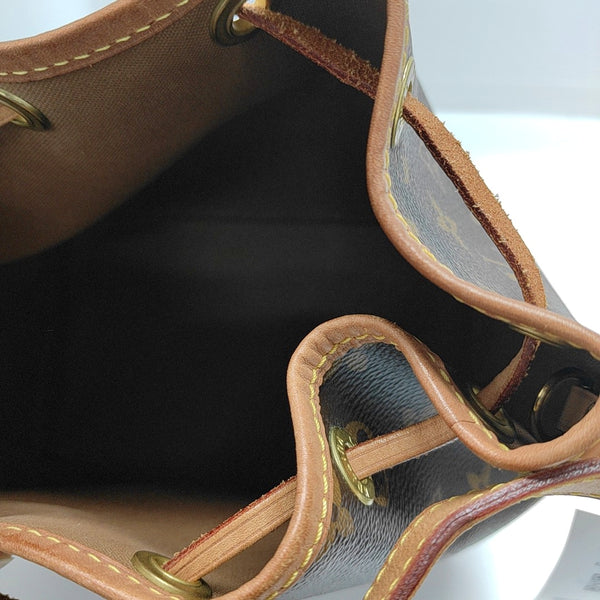 NOÉ BB Monogram Coated Canvas Brown
