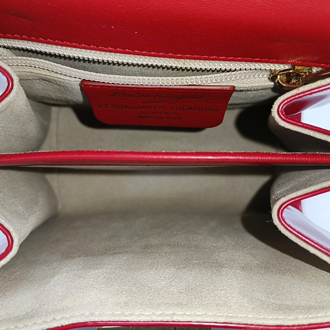 Kelly Small Calfskin Red