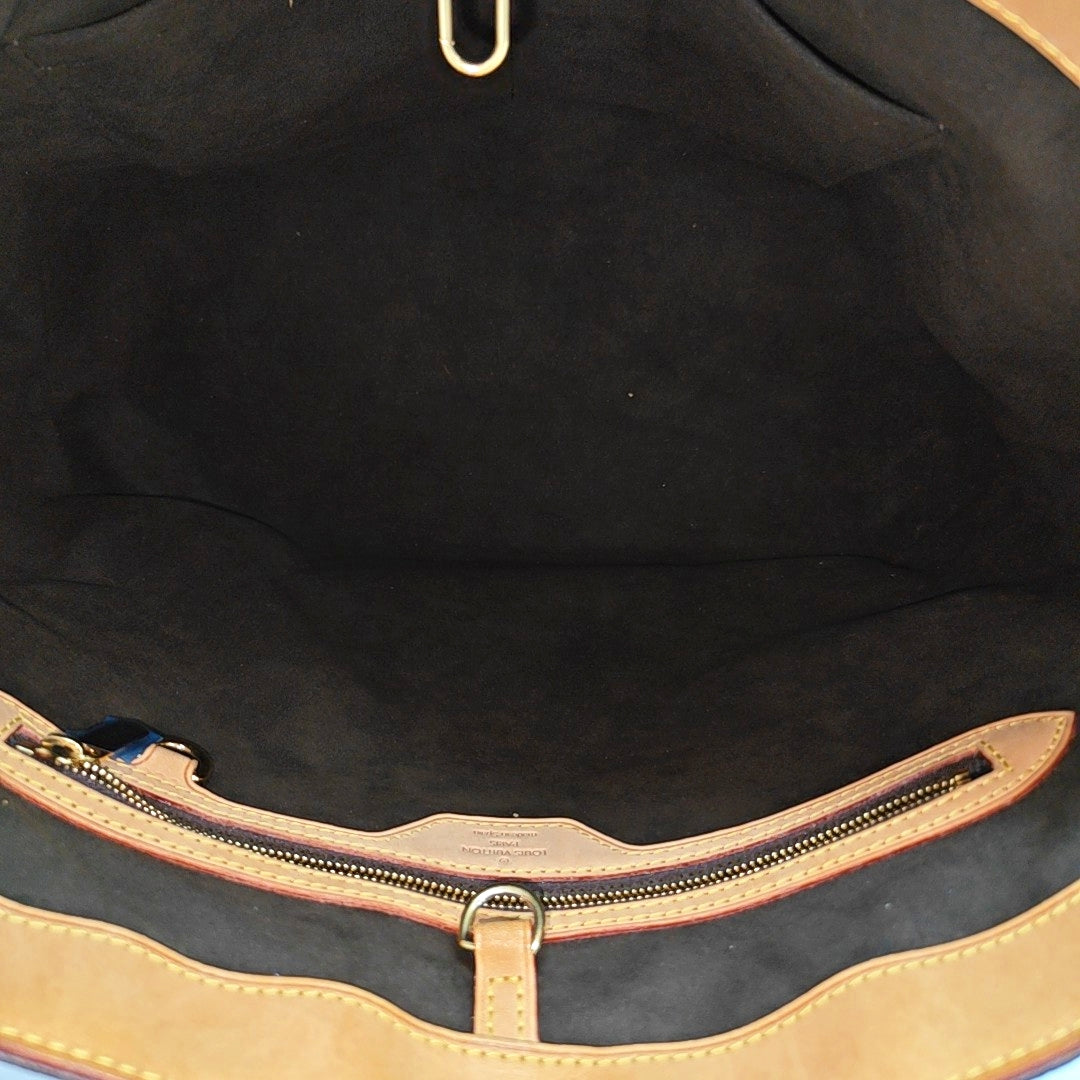 WILSHIRE MM Monogram Coated Canvas Brown