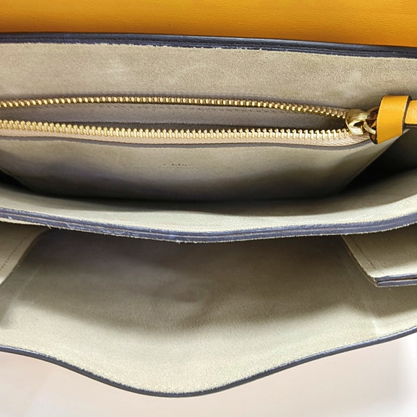 Faye Medium Calfskin Yellow