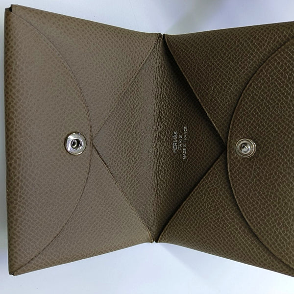 Calvi Epsom Gray Card Holder