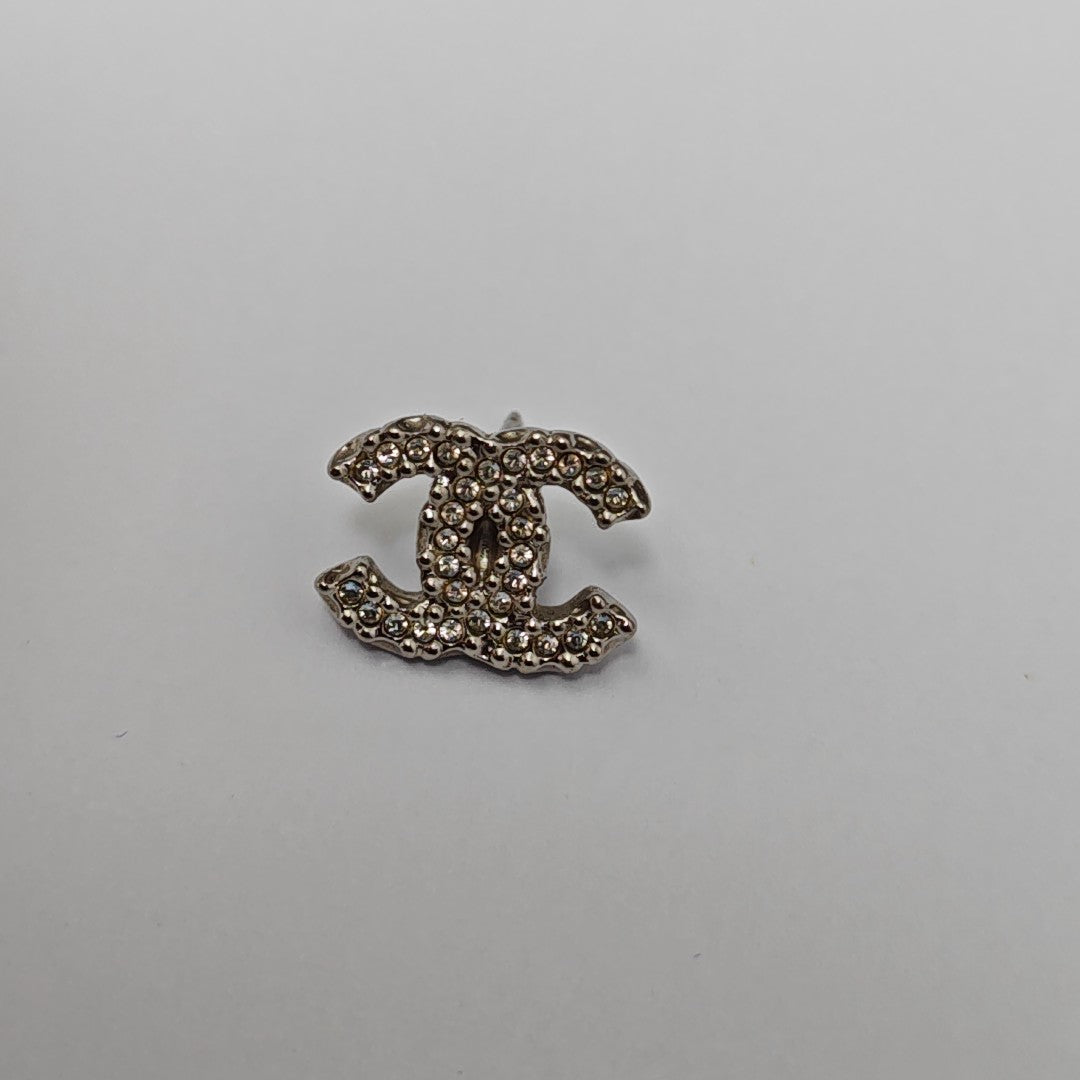 Single Earring Metal Silver Stud Earrings