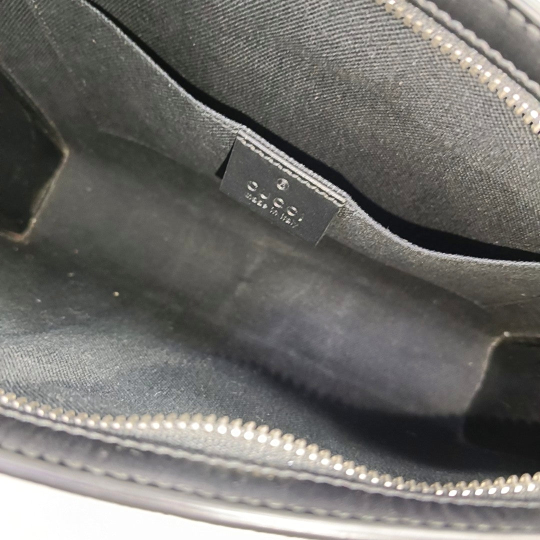 GG Supreme Monogram Coated Canvas Gray