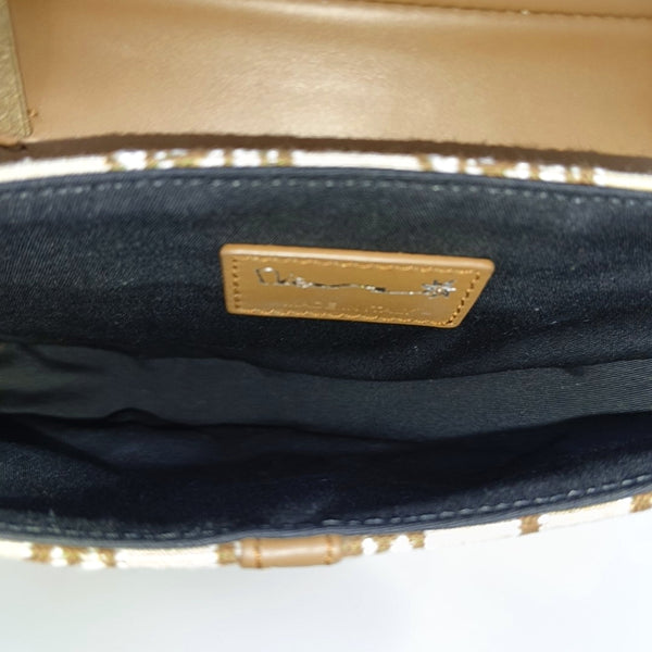 Saddle Mini Oblique Canvas Beige