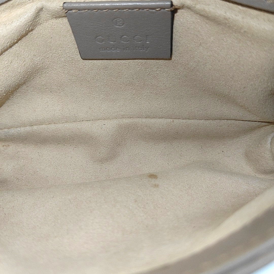 GG Marmont Mini Quilted Calfskin Beige