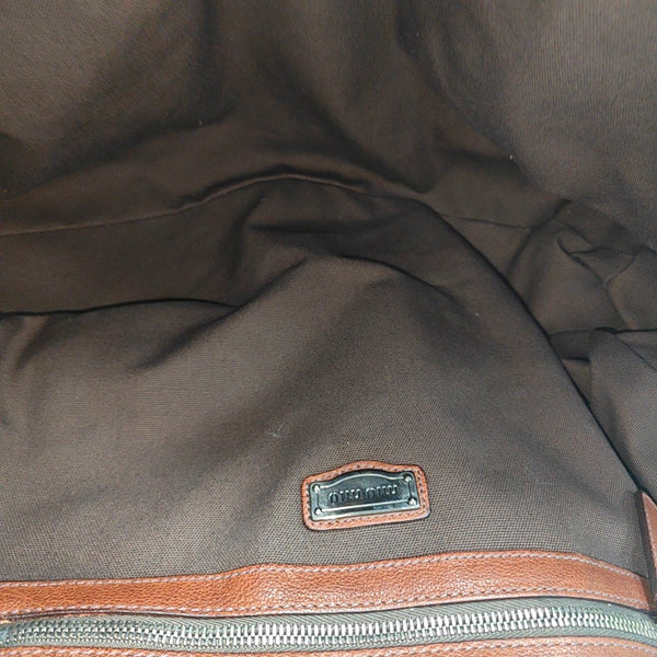 Calfskin Top Handle Bag Red
