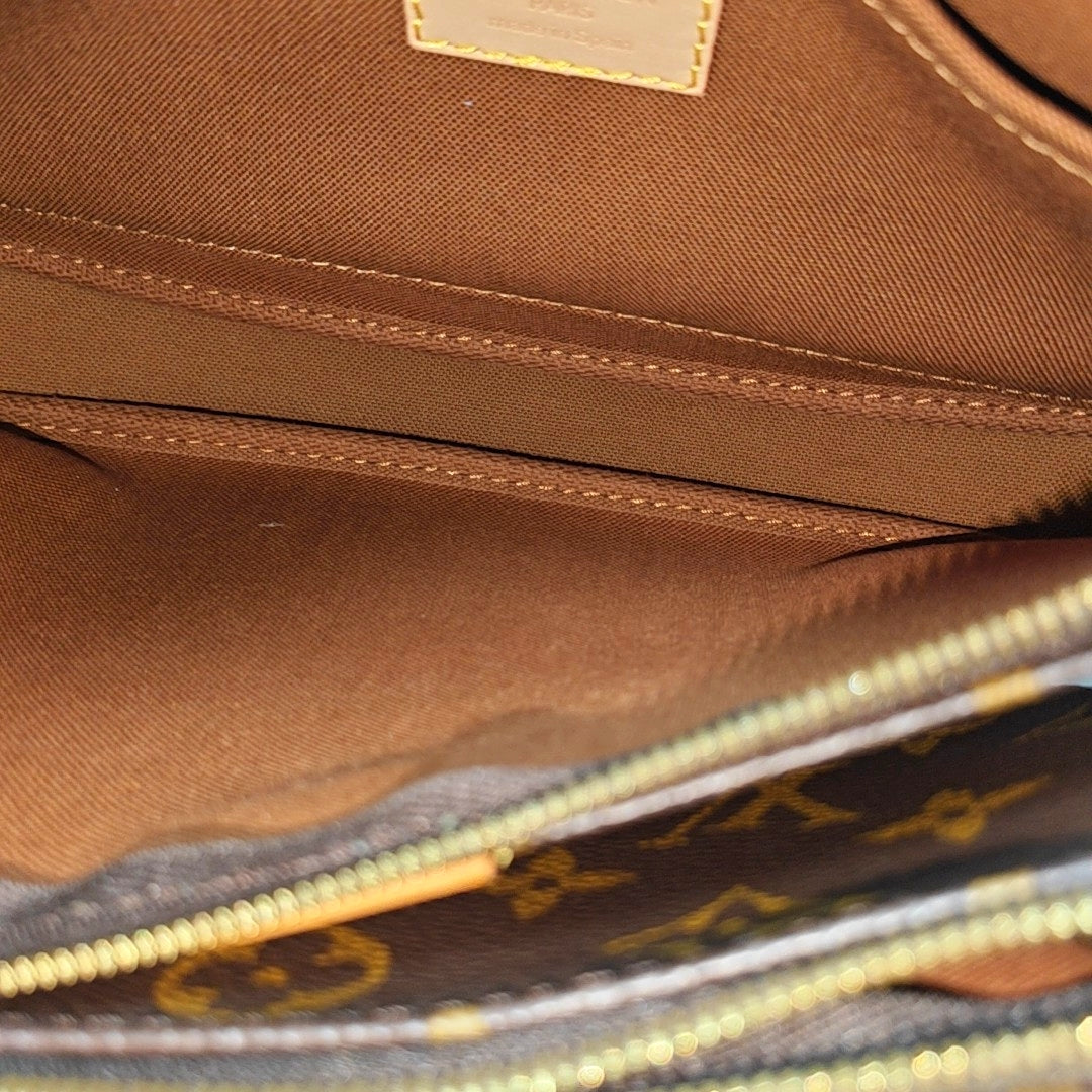 MULTI Monogram Coated Canvas Brown