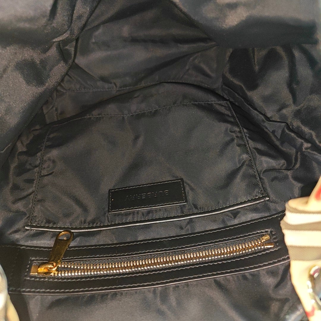 The Rucksack Medium Nylon Beige