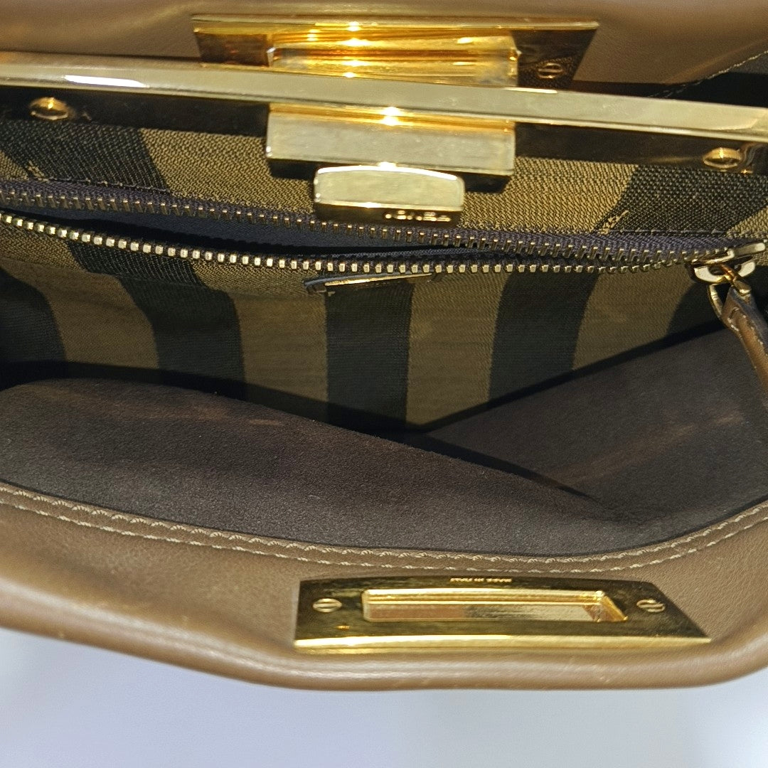 Peekaboo Medium Calfskin Brown