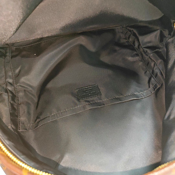 Authenticated pre-owned  PALM SPRINGS MM Monogram Coated Canvas Brown - Backpack at Looply
