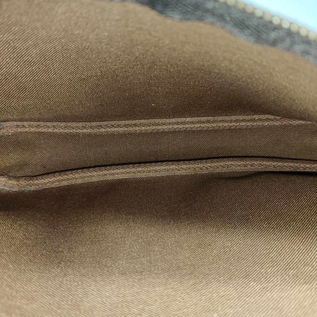 ACCESSOIRES Monogram Coated Canvas Brown