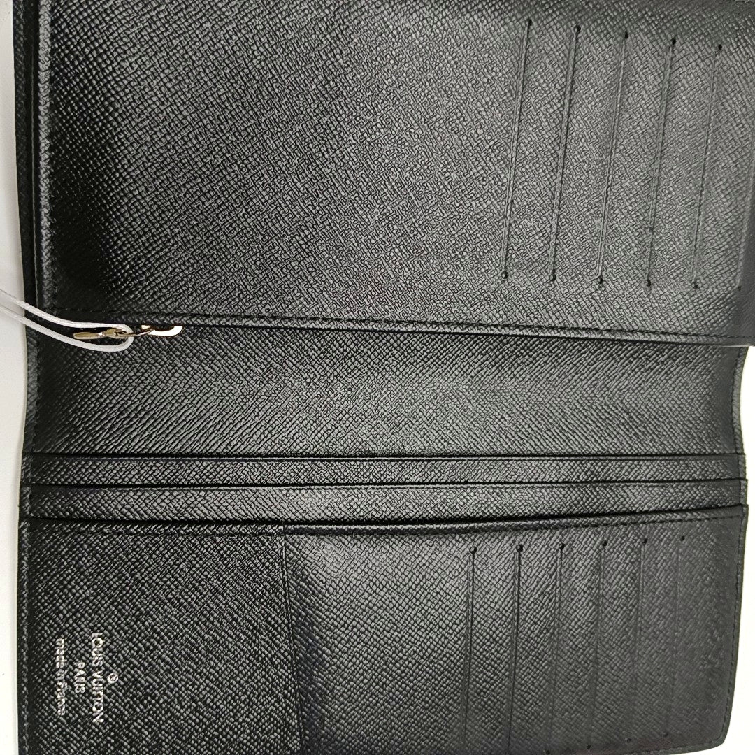 BRAZZA Damier Graphite Coated Canvas Black Wallet