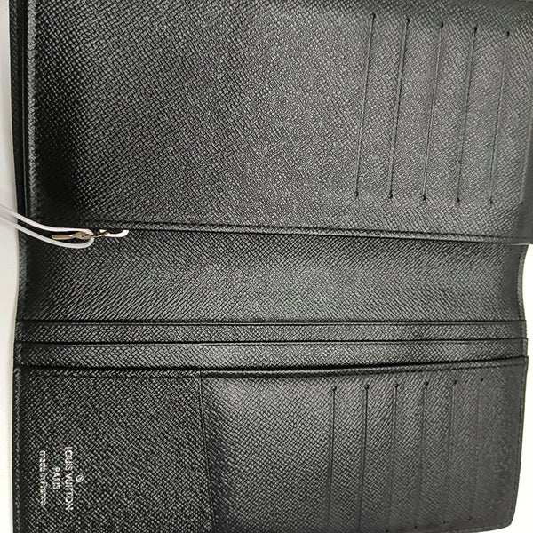BRAZZA Damier Graphite Coated Canvas Black Wallet