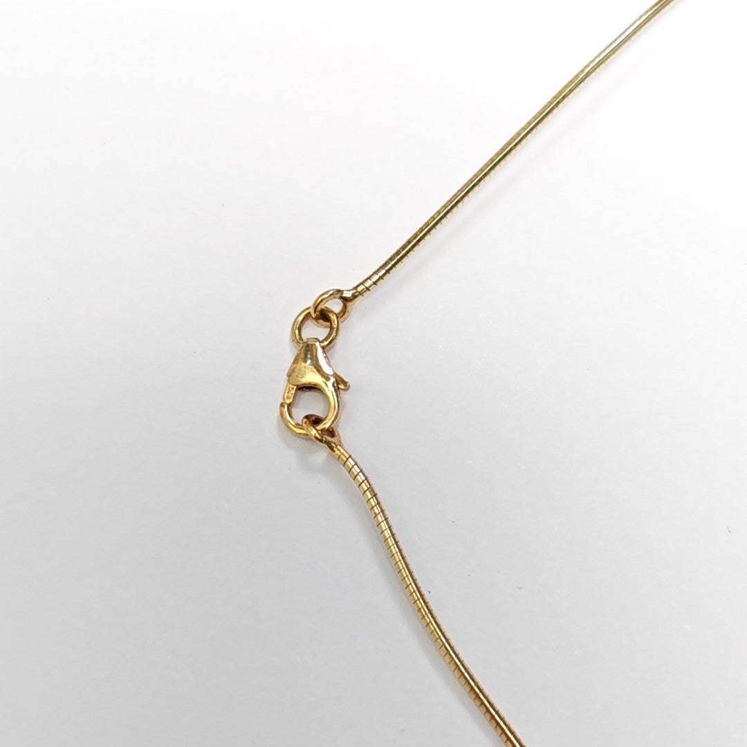 Cage D'h 925 Sterling Silver Gold Necklace